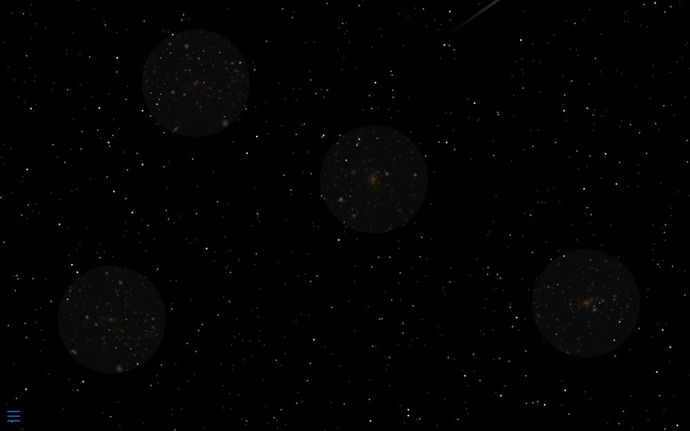 Galaxy cluster fly around